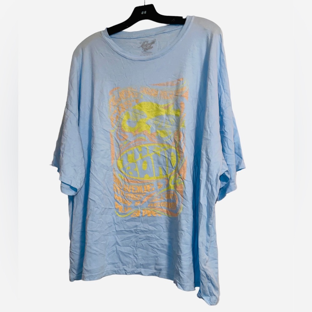 New Midnight Rider X free people The Band concert shirt one size blue